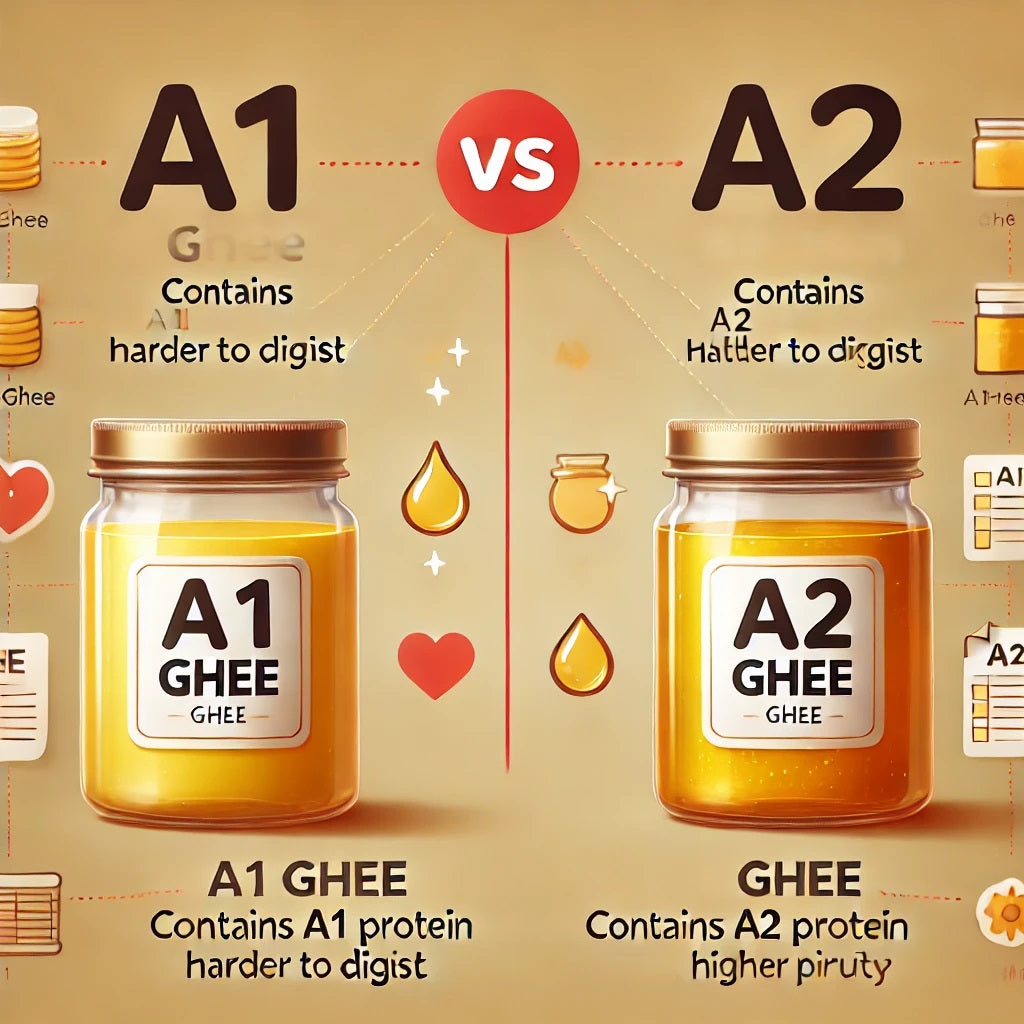 A2 Ghee vs. A1 Ghee: Understanding the Key Differences and Why A2 Ghee is Better for You