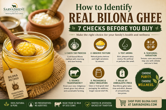 Traditional Bilona method of making desi ghee
