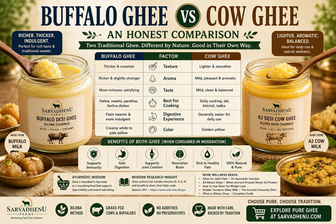 Buffalo Ghee Benefits — Why Traditional Kitchens Never Gave It Up