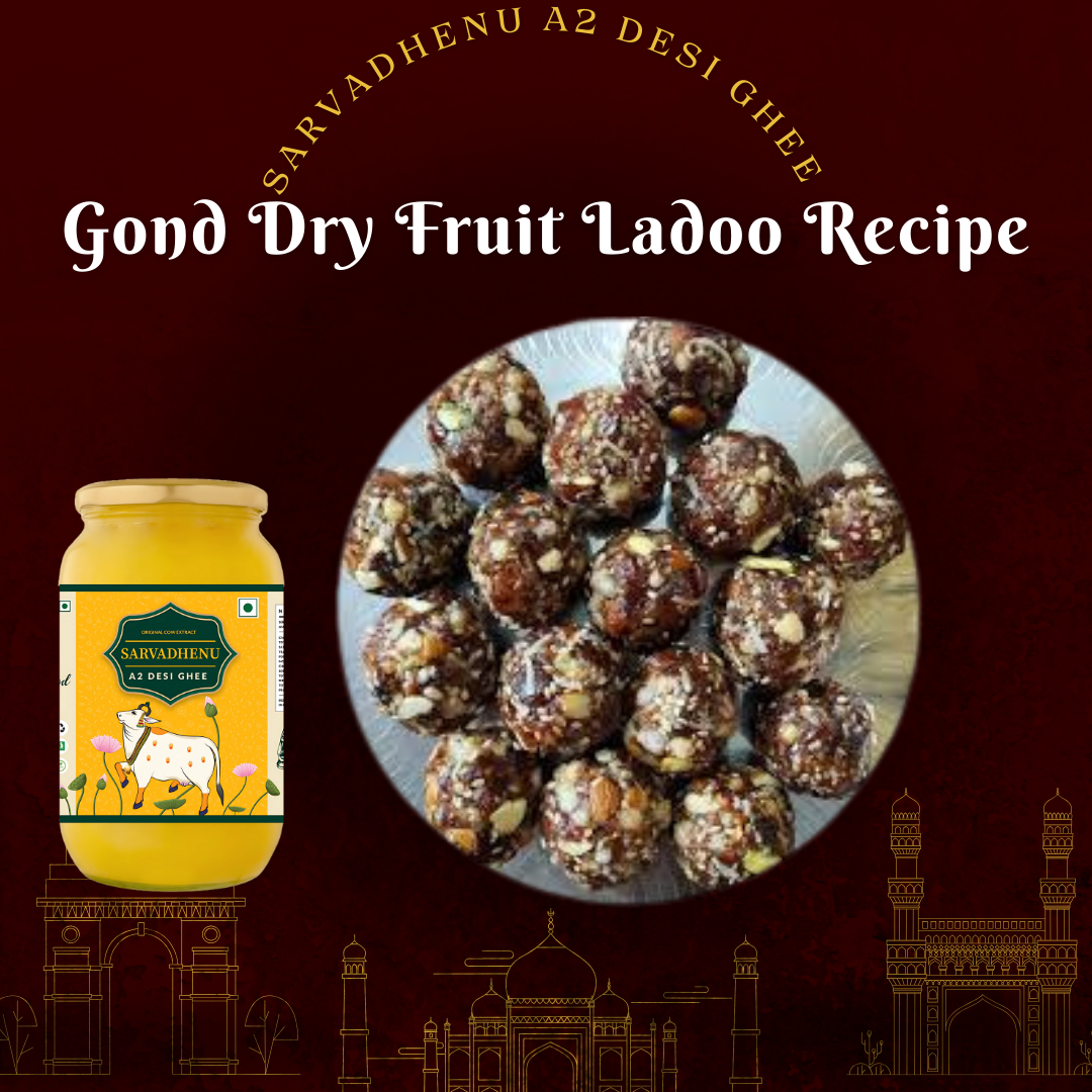 Gond Dry Fruit Ladoo Recipe