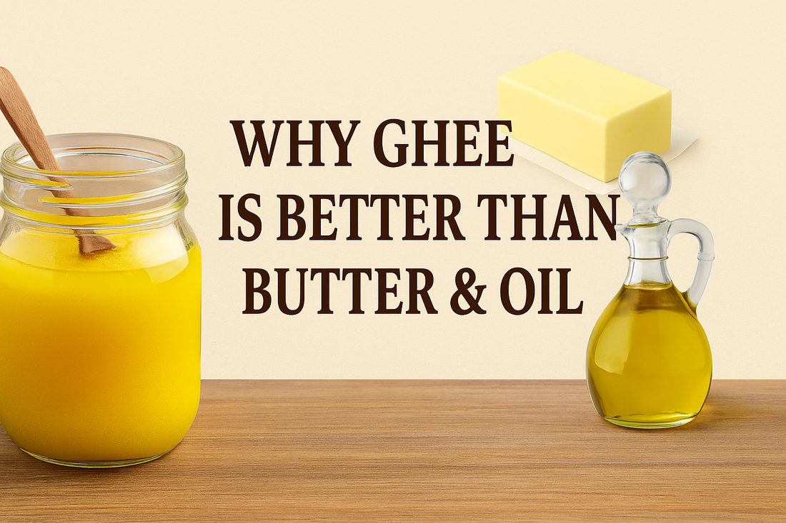 Why Ghee is Better Than Butter & Oil – A Deep Dive for Health-Conscious Foodies